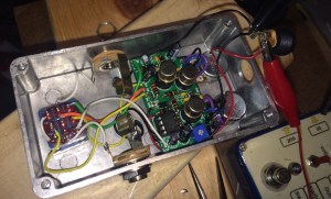 Supa Fuzz Powered by the board - works great!